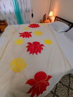 Cotton Kerela Saree handpainted