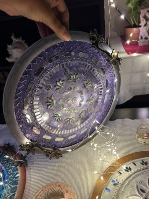 Lippan Art Tray Lavender