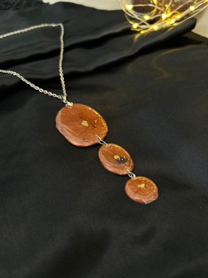 Resin Pendant statement 1(with long chain)