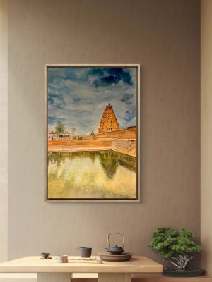 Hampi Temple Reflections on A3