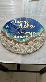 Resin Name plate Sea Theme (4 Names)
