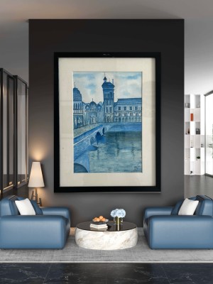 Turkey Bridge Watercolor, A4