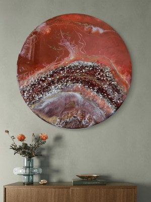 Wall Art Resin Geode